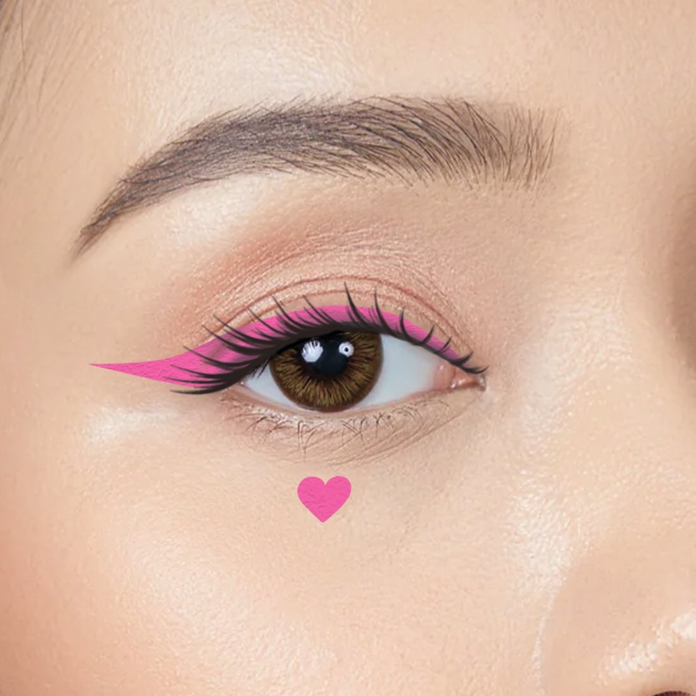 Eye liner stamp "Heart"