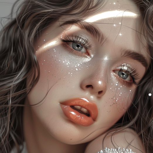 Reble Tattoos freckles "SILVER SPLASH"